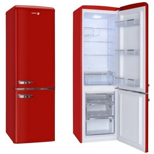 FRIGO COMBI FAGOR 3FFV1855R ROJO 181X55X61.5
